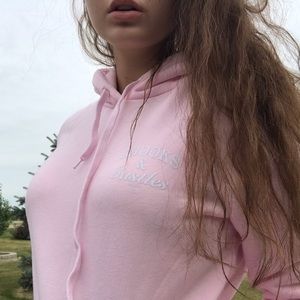 Pink Crooks & Castles sweatshirt